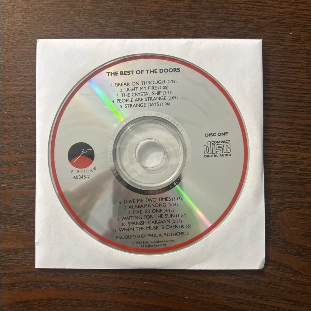 The Best of The Doors CD- 2 Disc Set Elektra